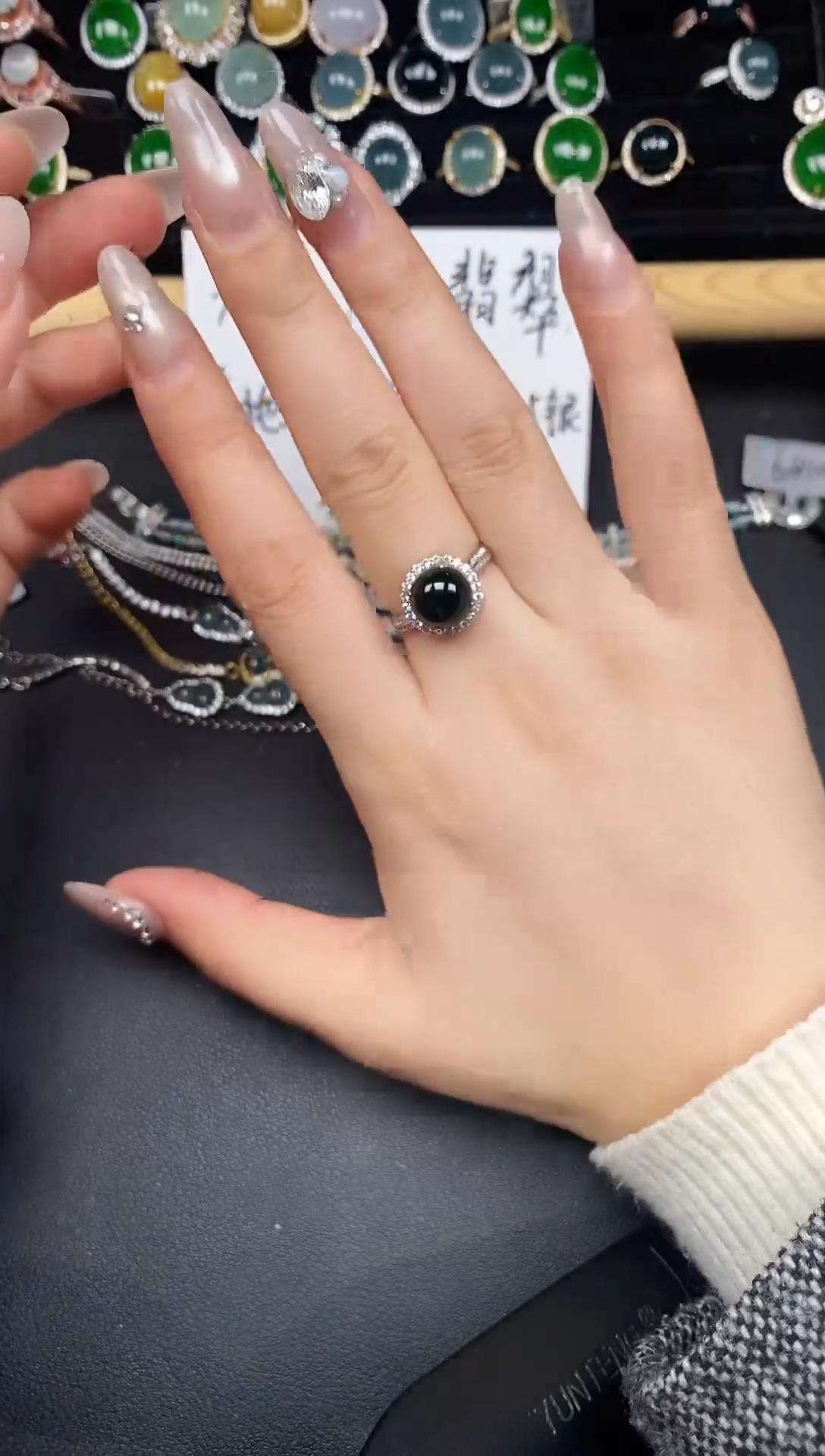 银S925镶嵌戒指翡翠2783278