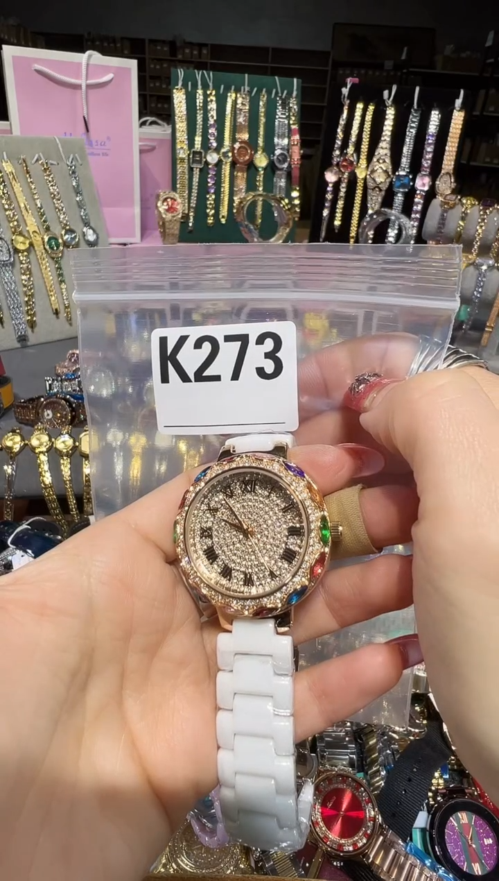 石英机芯不锈钢不锈钢直播定闪专用