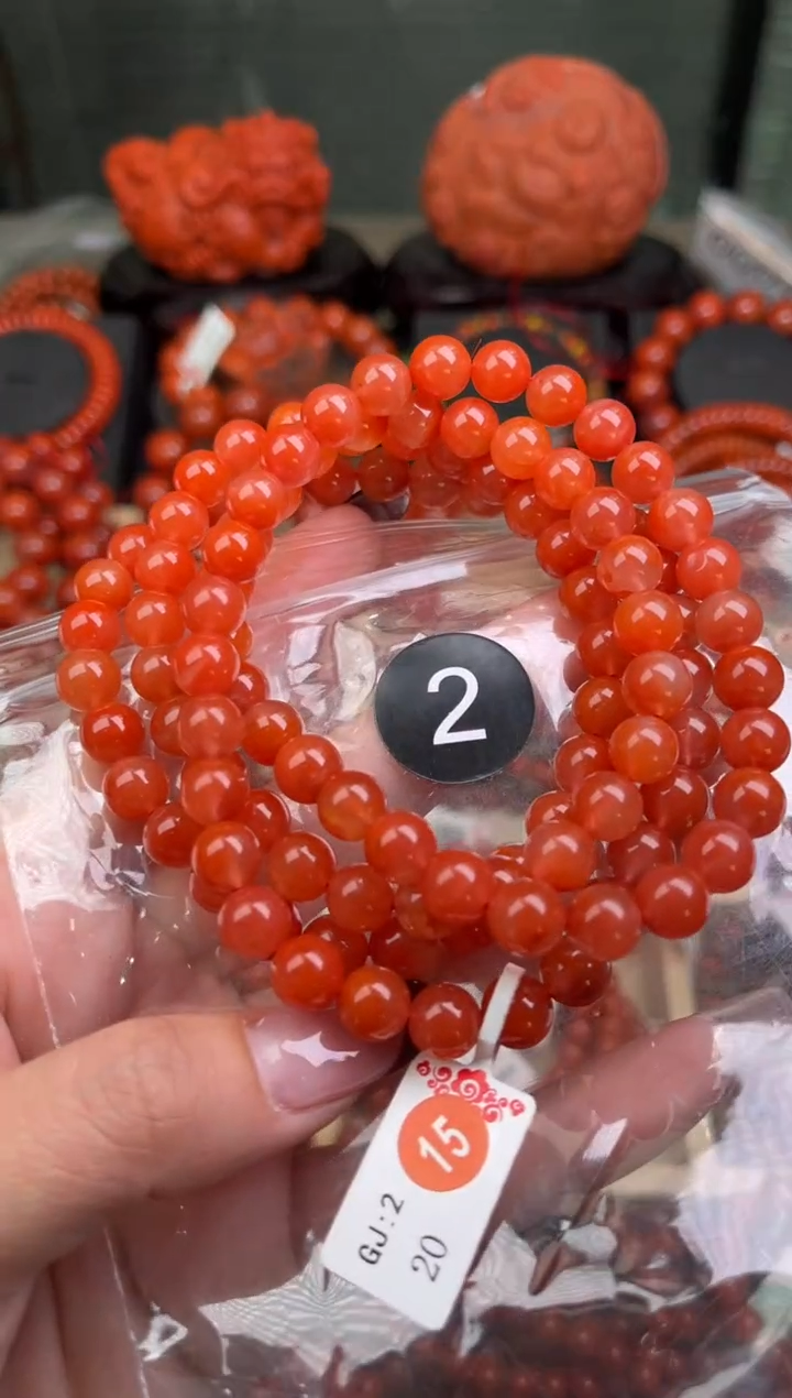 【闪购商品】南红玛瑙珠宝奇石未镶嵌2-8+