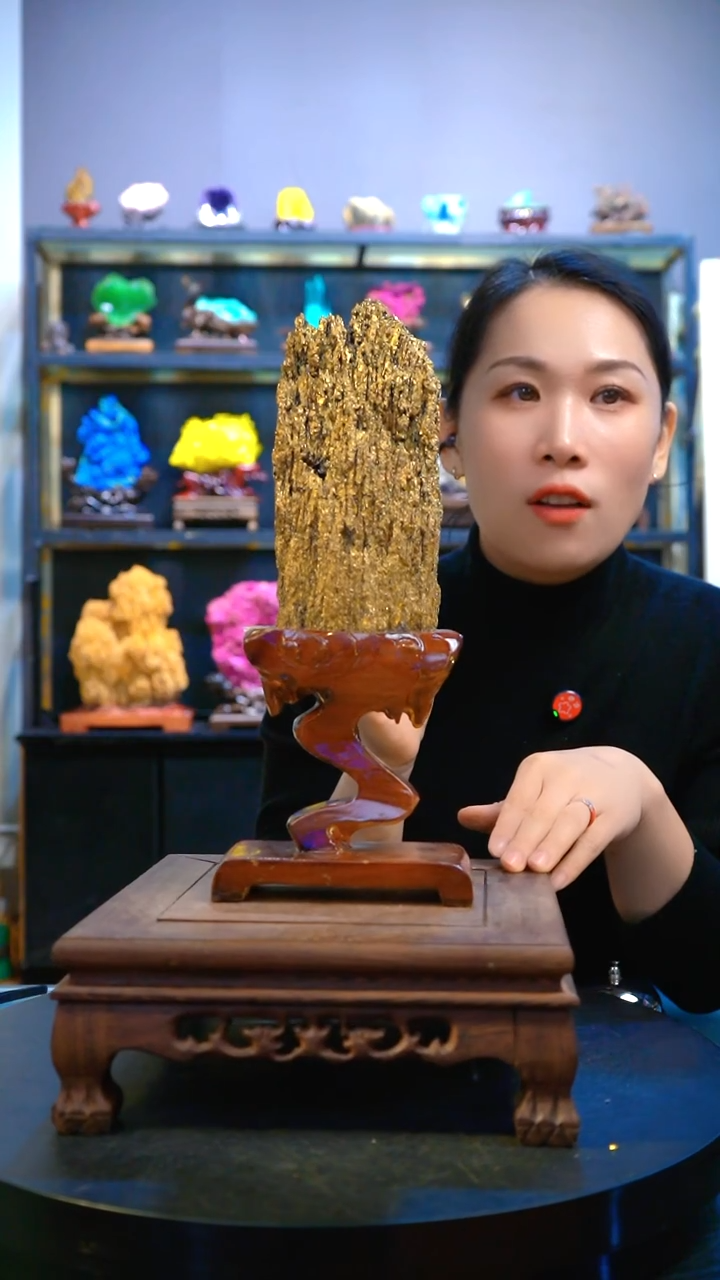 石材精品矿物晶体摆件