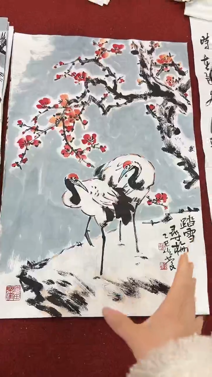 国画李火庆/国画/花鸟