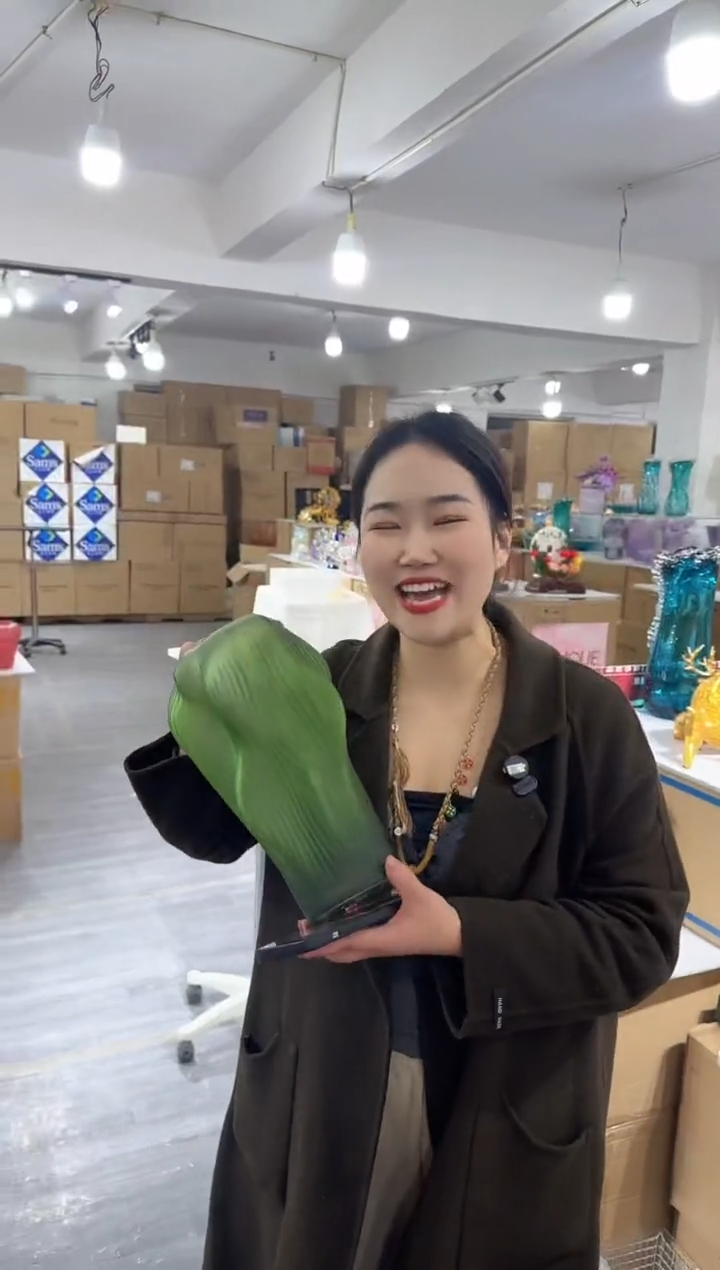 【闪购商品】琉璃昕洋花器T-品19