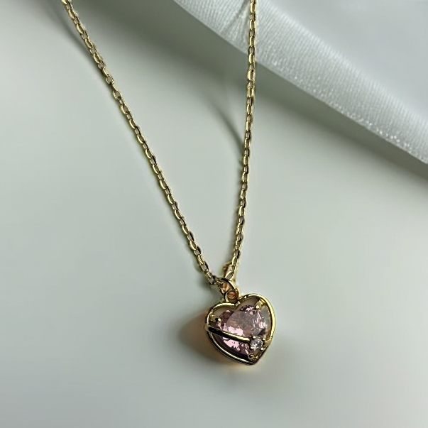 纯铜锆石项链 新款爆款高级感上班小众气质通勤项链