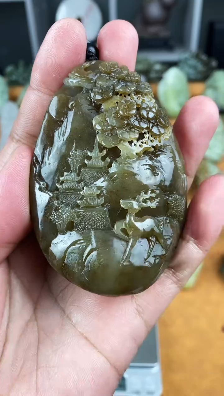 未镶嵌和田玉把件1