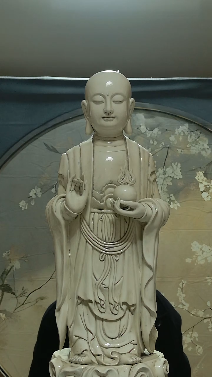 佛像自**下德化瓷地藏造像