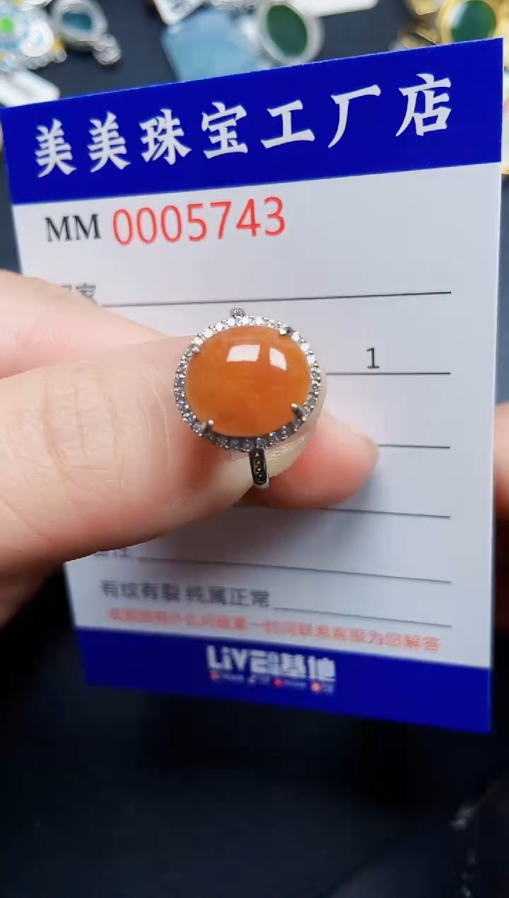 翡翠银S925镶嵌颈饰5743