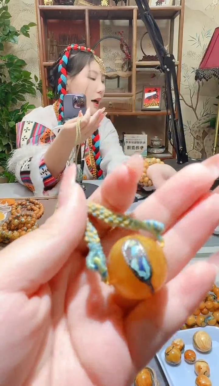 蜜蜡颈饰未镶嵌970天然蜜蜡珠宝奇石全都保真
