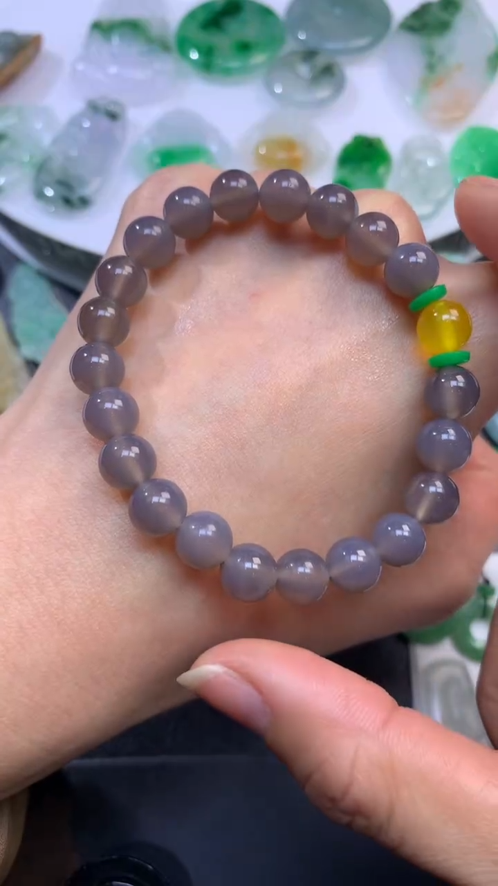 【闪购商品】玛瑙/玉髓手串未镶嵌玉髓多样性发