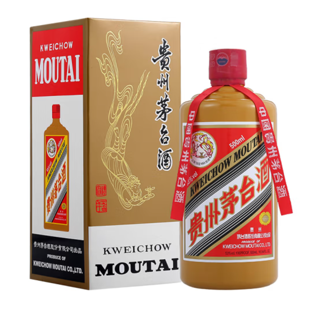 KWEICHOW MOUTAI/贵州茅台茅台礼宾 酱香型白酒 53度