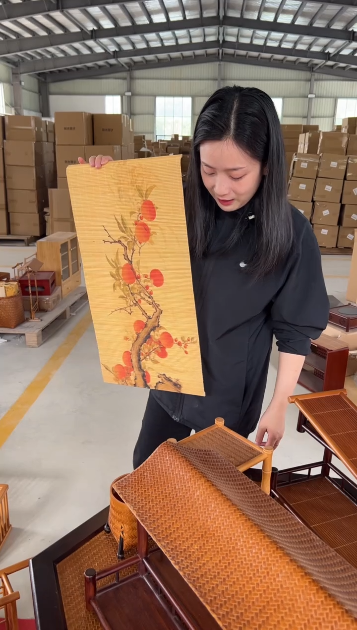 小柿柿如意 精品细竹丝茶席