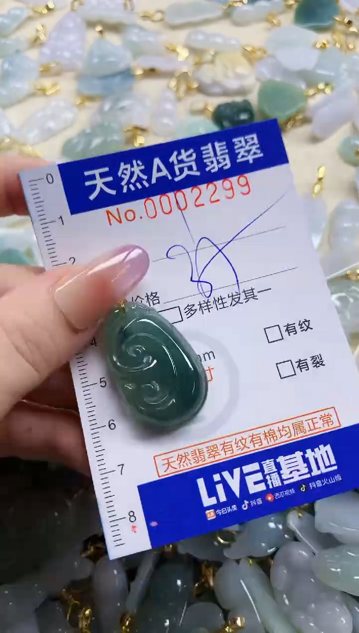 颈饰未镶嵌翡翠天然A货翡翠