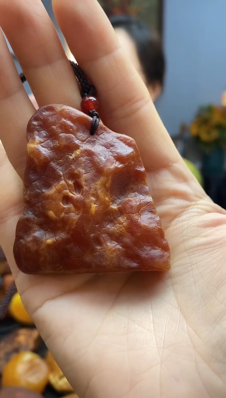 手链琥珀未镶嵌挂件