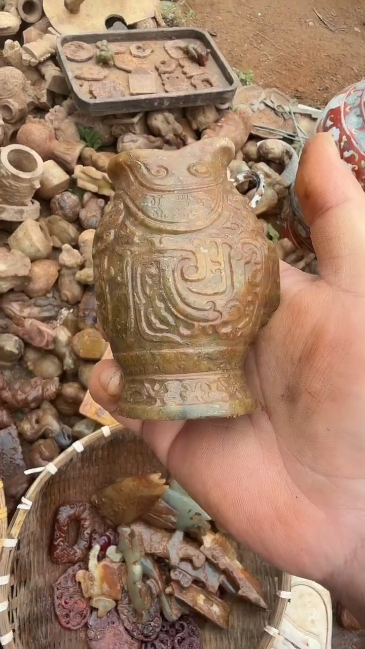 未镶嵌岫岩河磨玉（透闪石质玉）挂件辉* 岫岩河磨玉