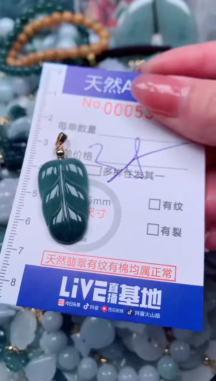 【闪购商品】翡翠颈饰未镶嵌00005338