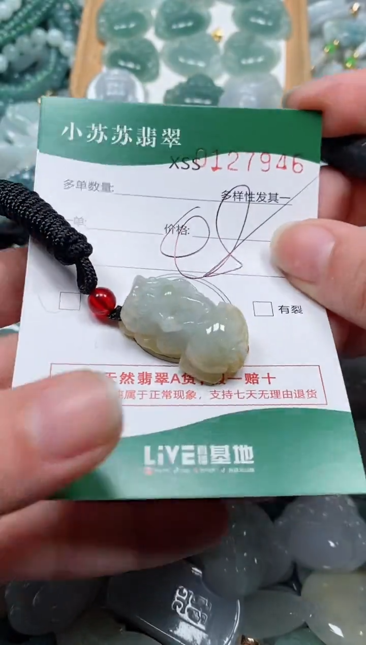 【闪购商品】翡翠颈饰未镶嵌闪购商品0127946