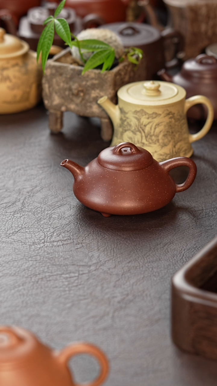 【闪购商品】紫砂壶云松堂——穆颖平《悟源》紫泥铺砂