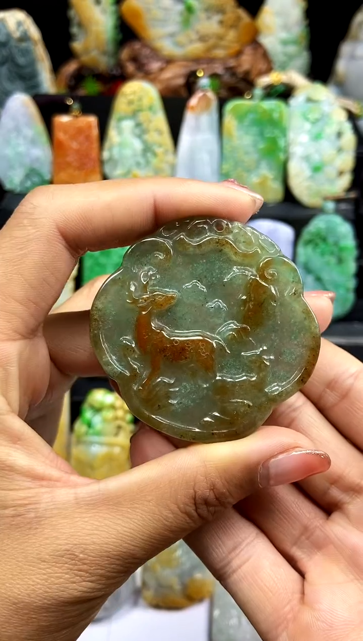 【闪购商品】翡翠颈饰未镶嵌翡翠A货