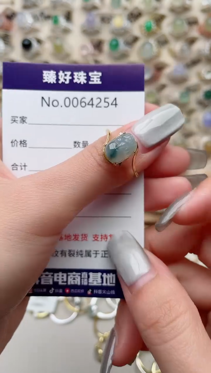 【闪购商品】翡翠戒指银S925镶嵌...........