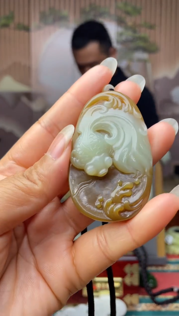 颈饰未镶嵌和田玉拍一发一