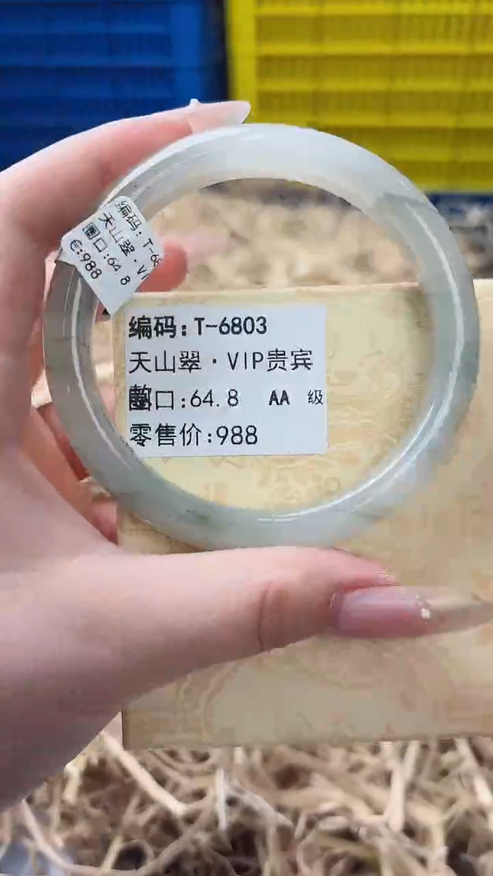 未镶嵌手镯石英质玉T-6803