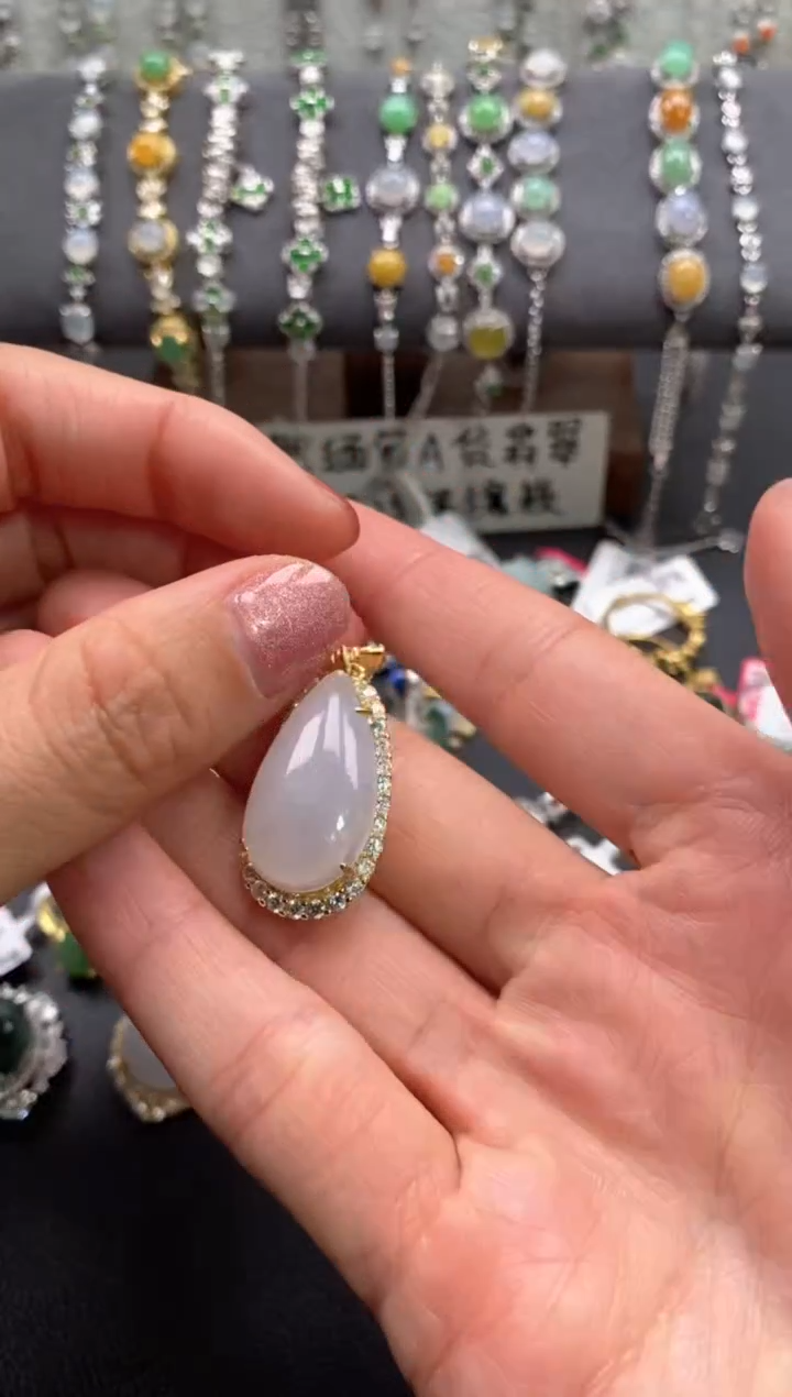 【闪购商品】翡翠戒指银S925镶嵌111111111     7