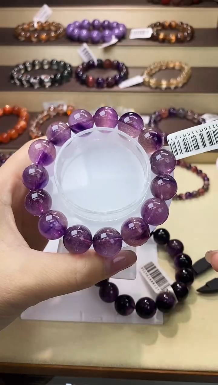 【闪购商品】水晶手链未镶嵌紫超七14m+