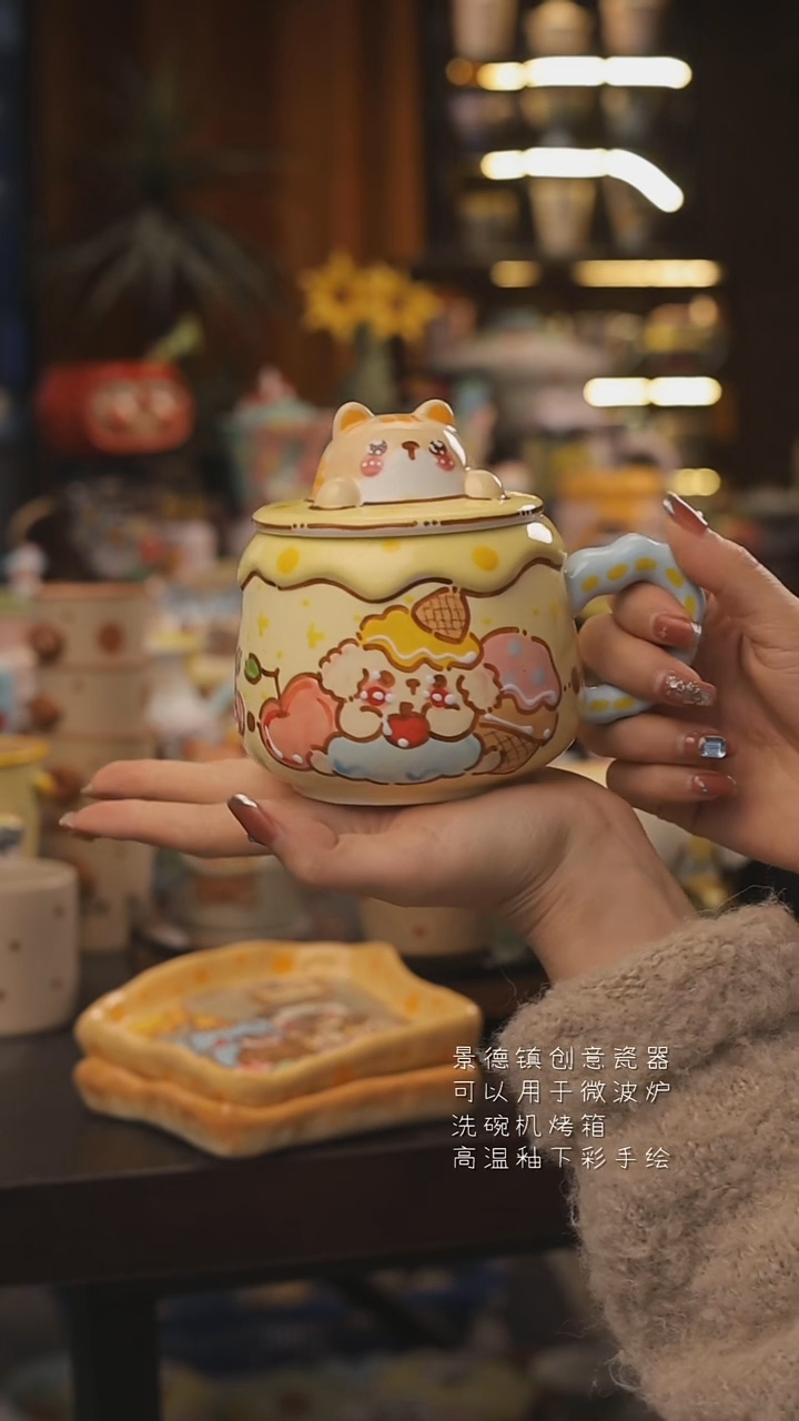 景德镇釉下彩绘设计师款式陶瓷