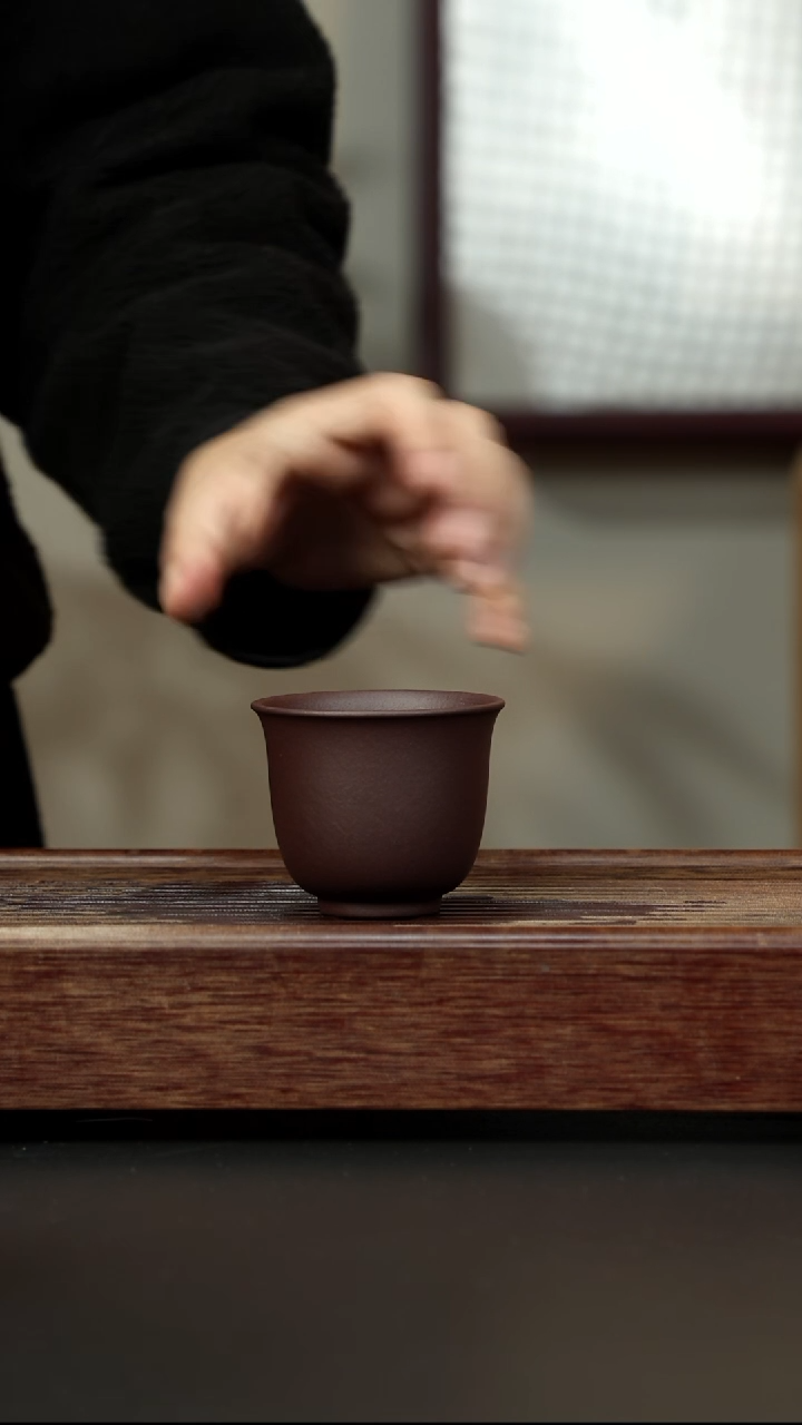 茶壶紫砂老紫泥 铃铛杯