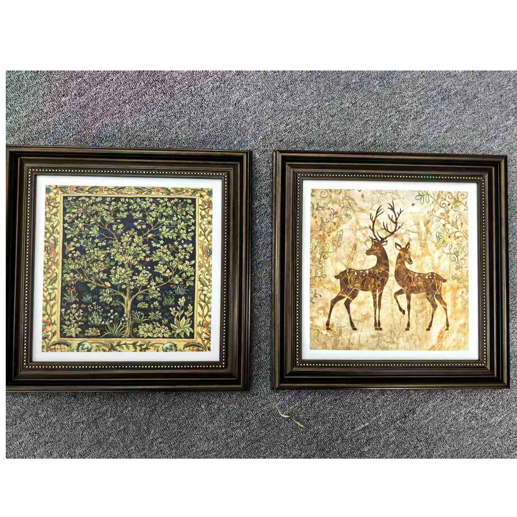 F06幸福树法式复古风玄关客厅装饰画4040-2