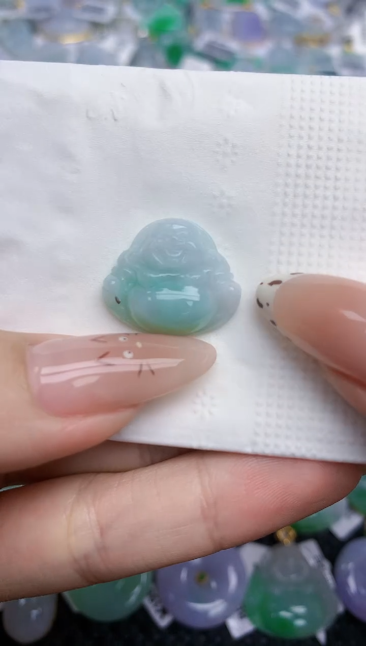 翡翠未镶嵌颈饰449   天然翡翠A货