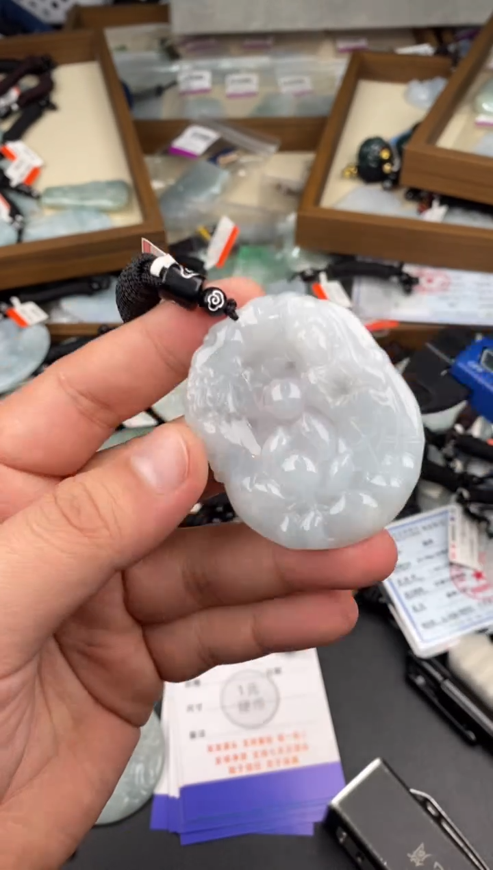【闪购商品】翡翠颈饰未镶嵌  天然翡翠，一物一图