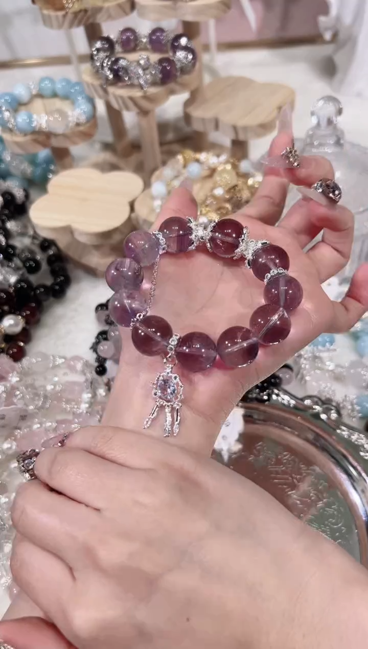 【闪购商品】水晶手链未镶嵌天然水晶默认微瑕 多样性发货发其一