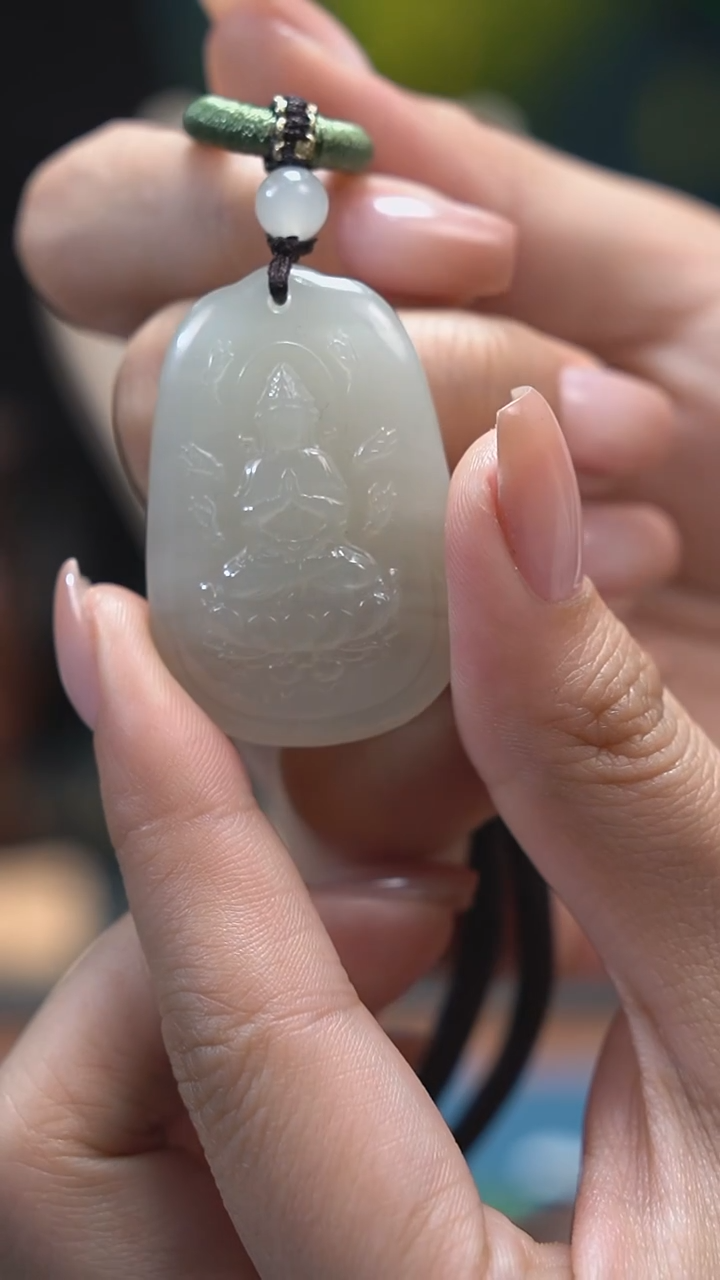 【闪购商品】和田玉吊坠(不含链)未镶嵌观音