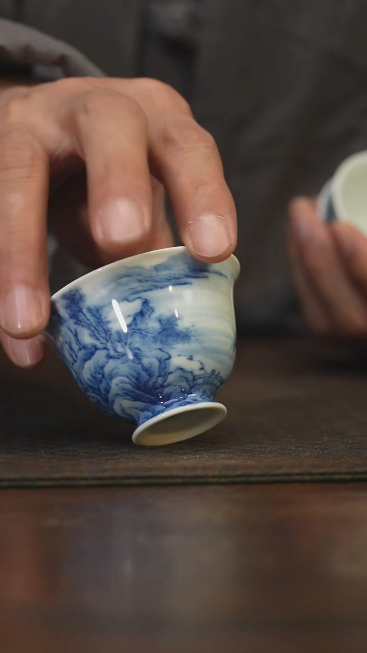 瓷片柴窑青花破价福利