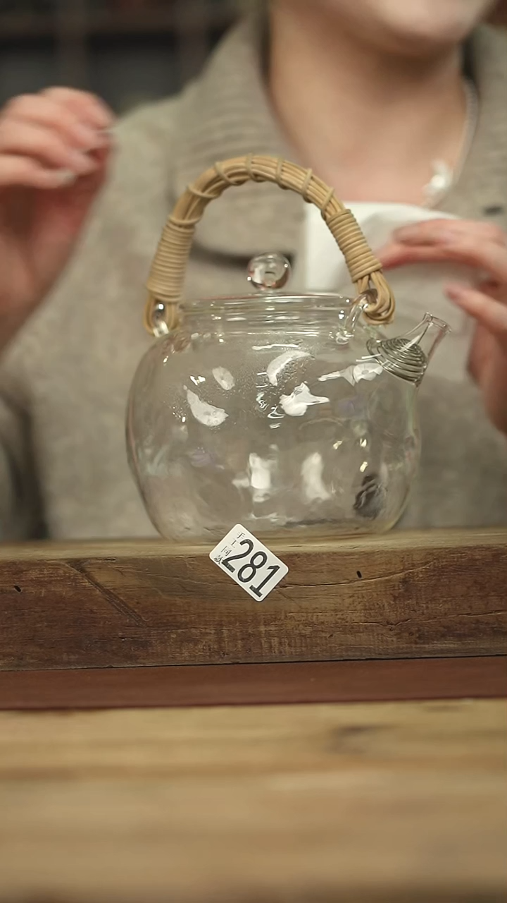 设计师手作款 玻璃煮茶壶