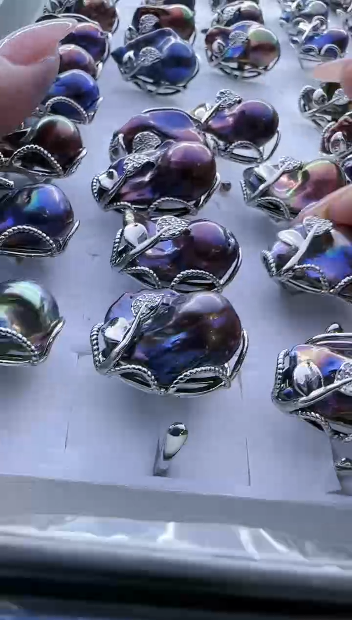 【闪购商品】淡水珍珠戒指未镶嵌244多样性发货 发其一