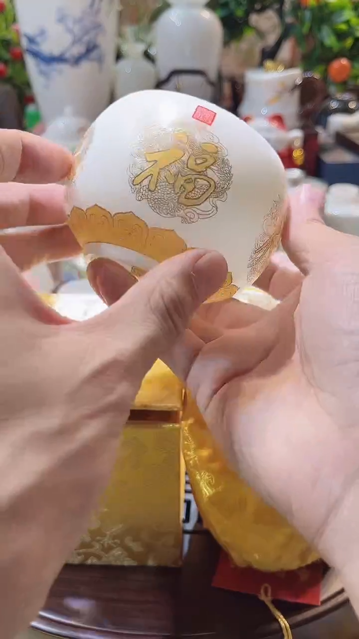 瓷片德艺茶器直播间@@5福杯帝王
