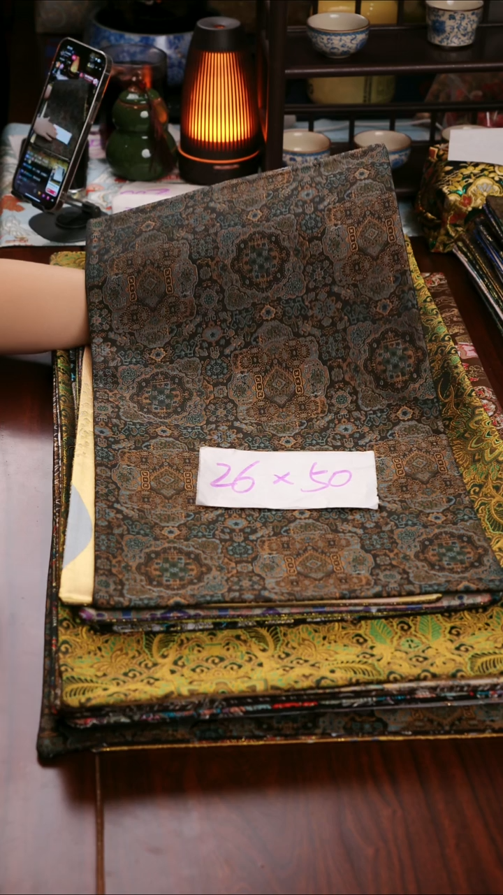 【云锦双面】中国风干泡织锦茶席26*50