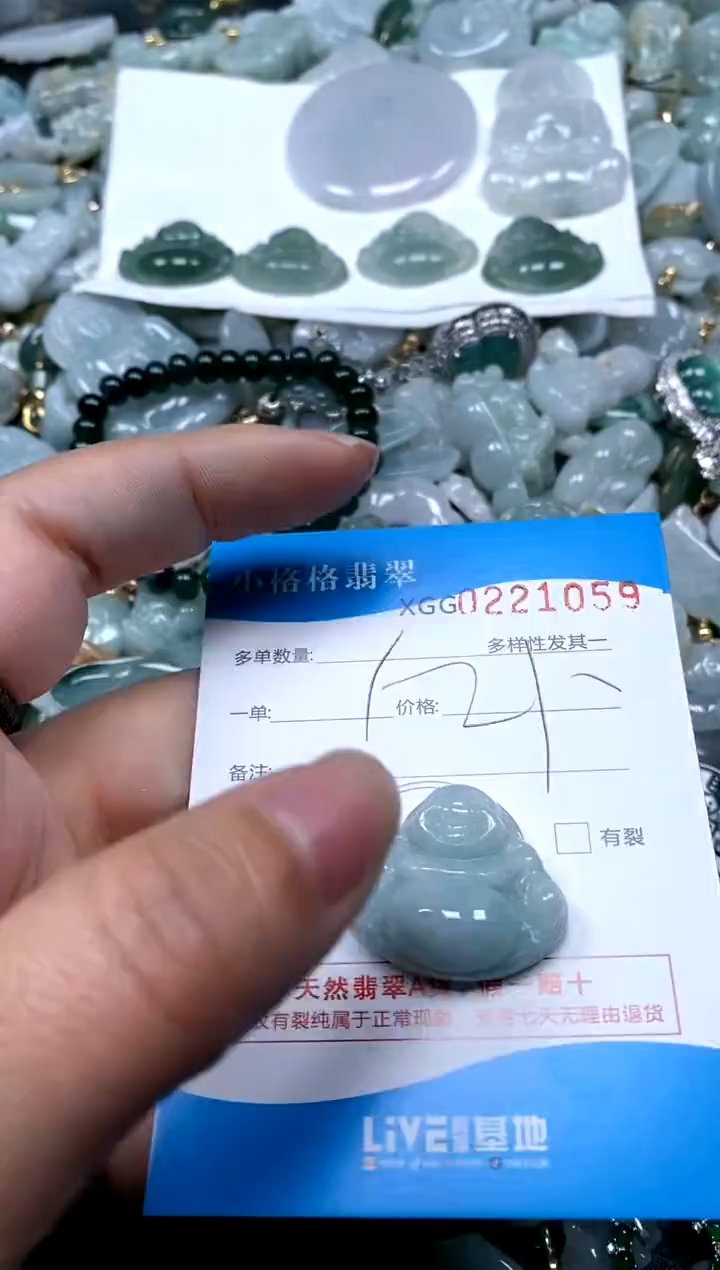 【闪购商品】翡翠颈饰未镶嵌闪购商品0221059