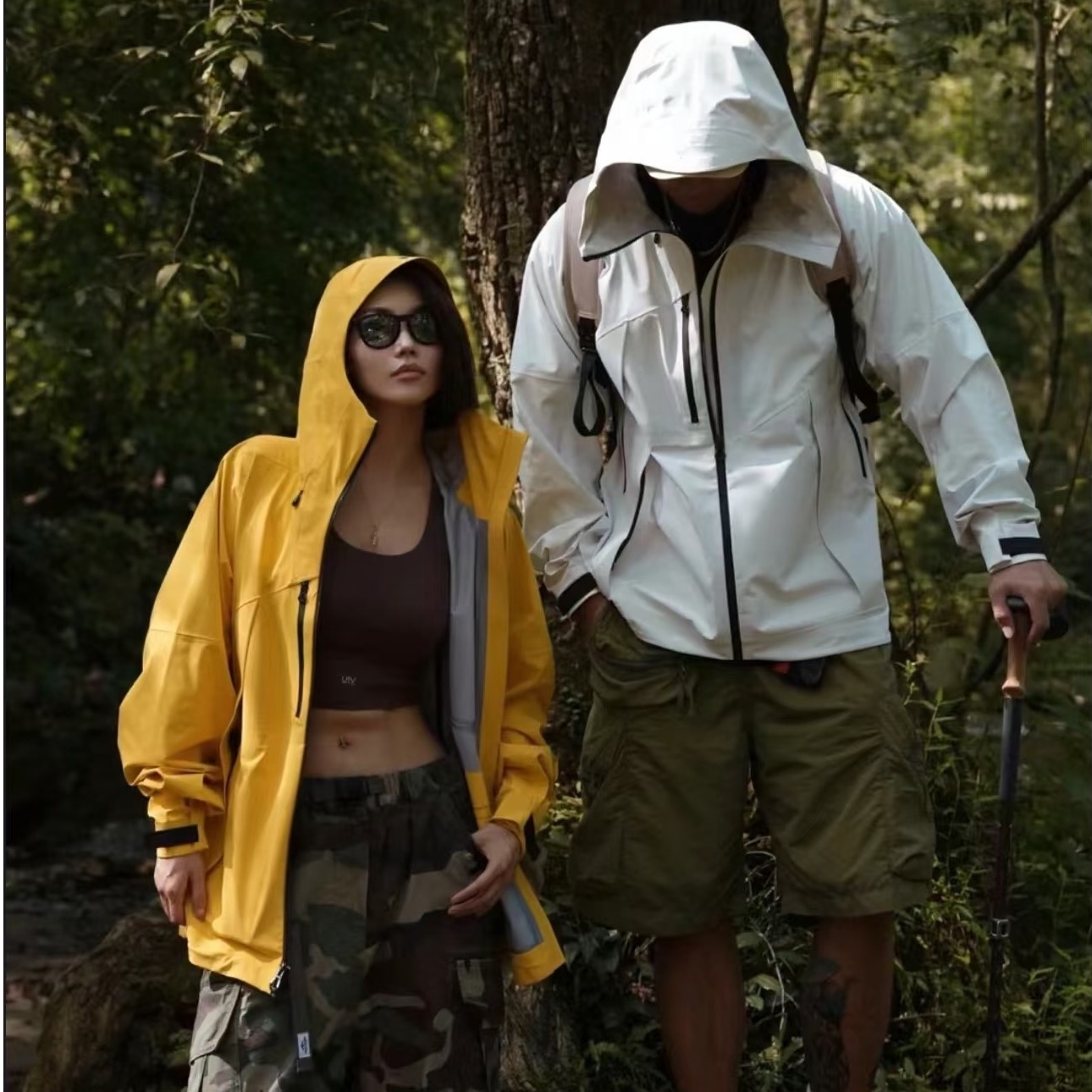 新款户外硬壳冲锋衣