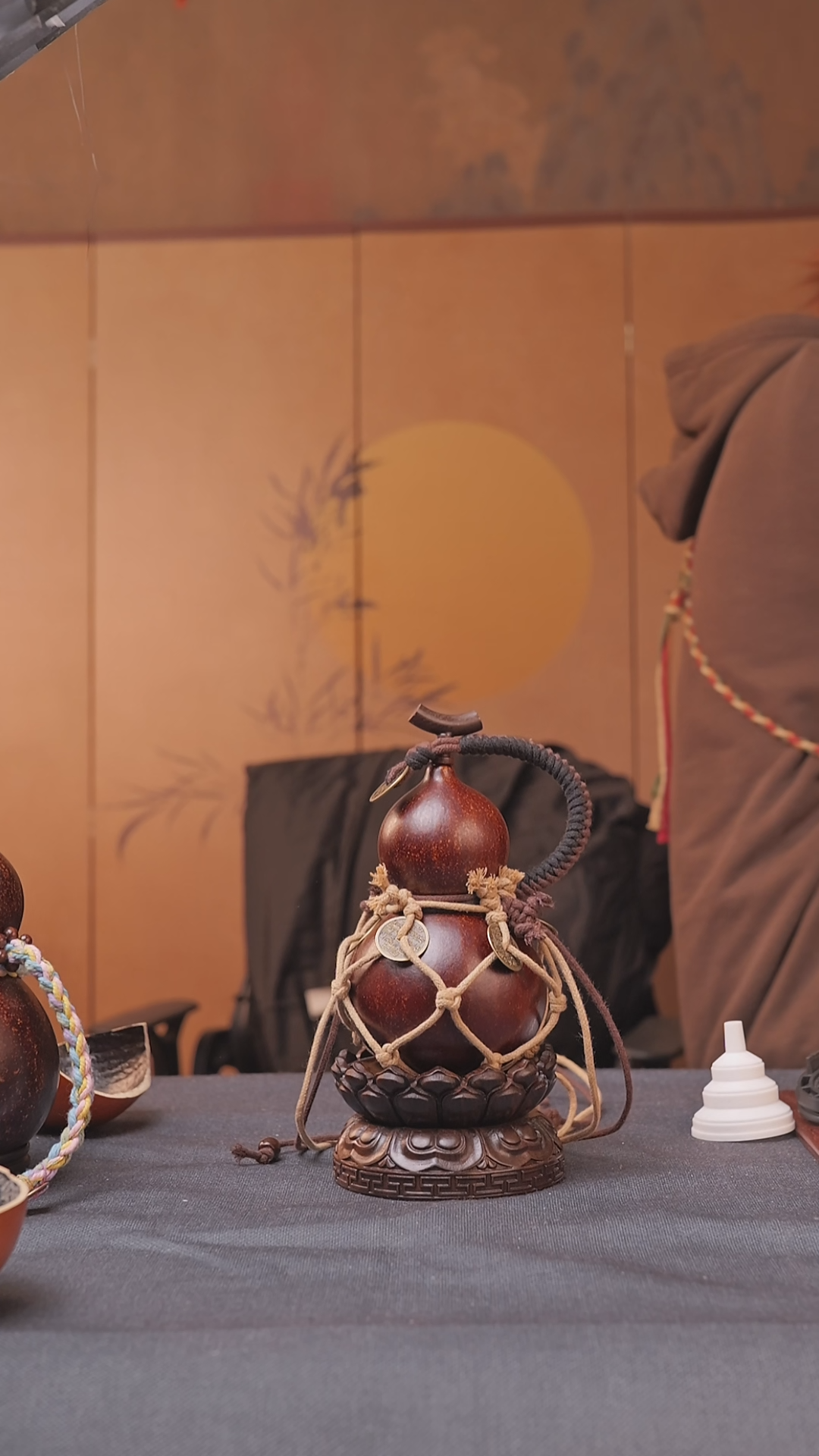 859号链接精品大漆葫芦现货现发[一物一拍]不包含莲花底座