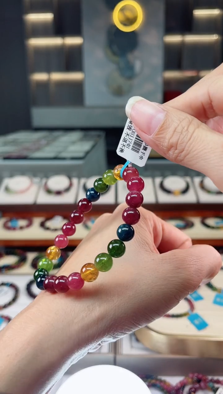 【闪购商品】碧玺单圈手串未镶嵌（多样性发一条）Q