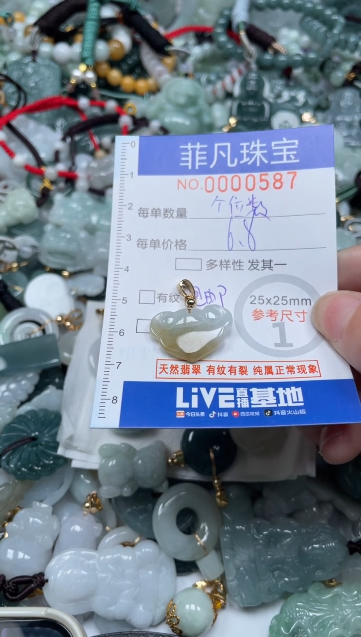 【闪购商品】翡翠颈饰未镶嵌00..0587