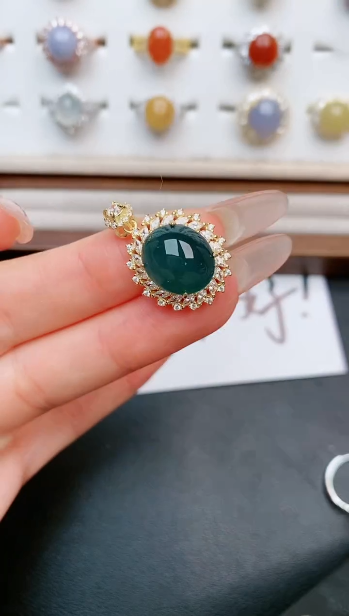 【闪购商品】翡翠戒指银S925镶嵌.....