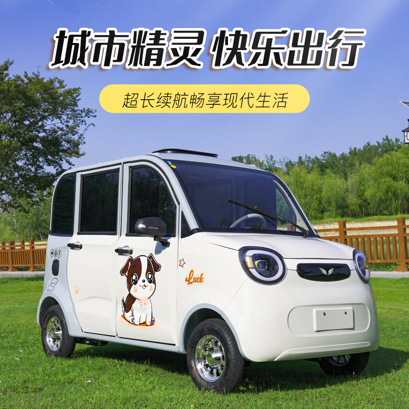 新能源四轮低速代步车老年女士无需驾照接送孩子专用定制车衣车罩