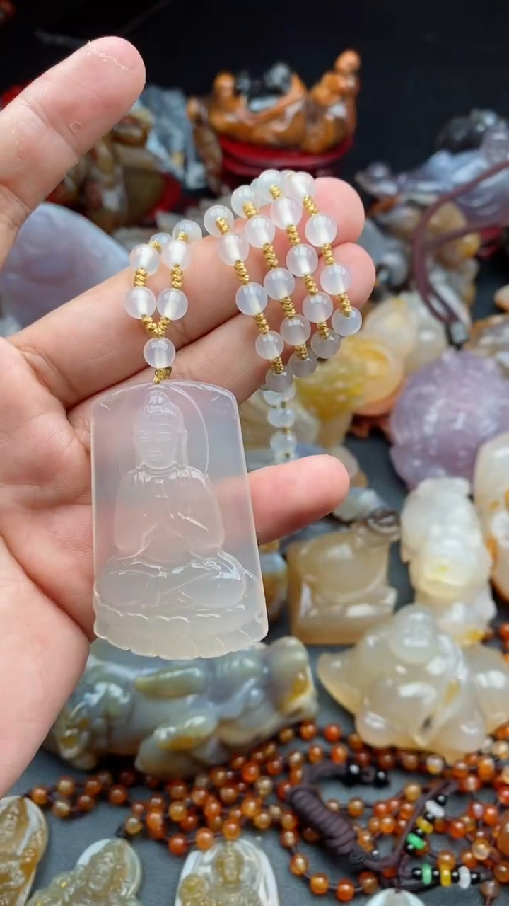 【闪购商品】玛瑙/玉髓吊坠(不含链)未镶嵌1
