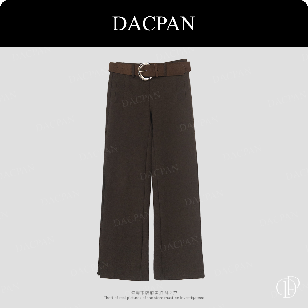 DACPAN-“火爆单品”中腰休闲直筒西装裤 2025/盼·PP 5966