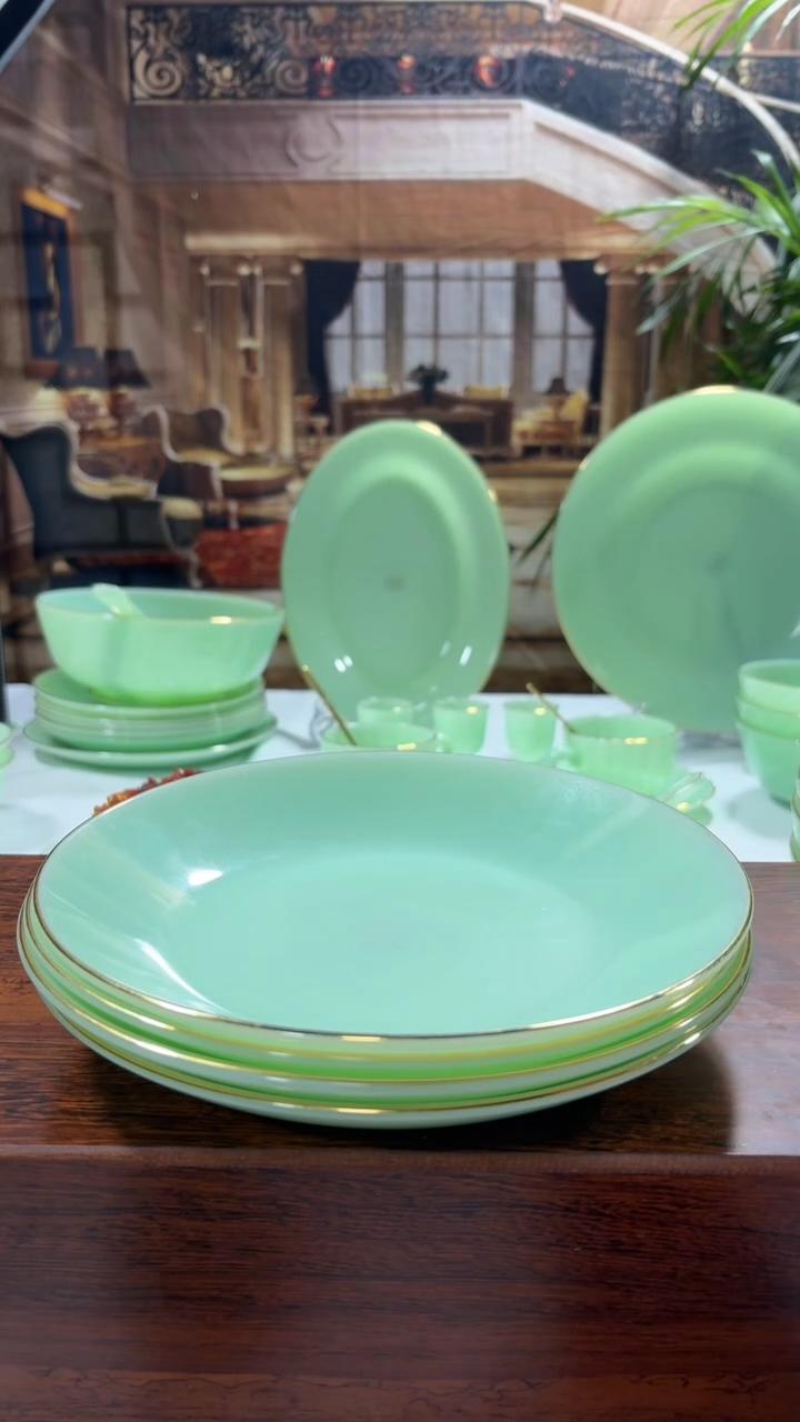 【闪购商品】..8英寸深盘6个  玉瓷【贝美】