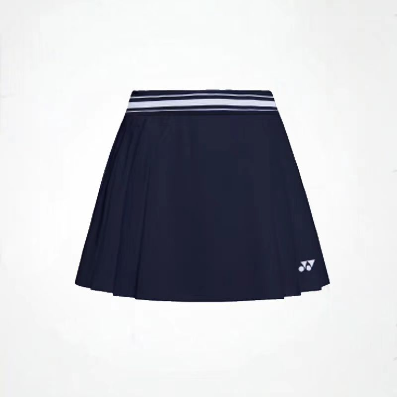 YONEX/尤尼克斯羽毛球服运动短裙内置安全裤防走光中高腰百搭短裙