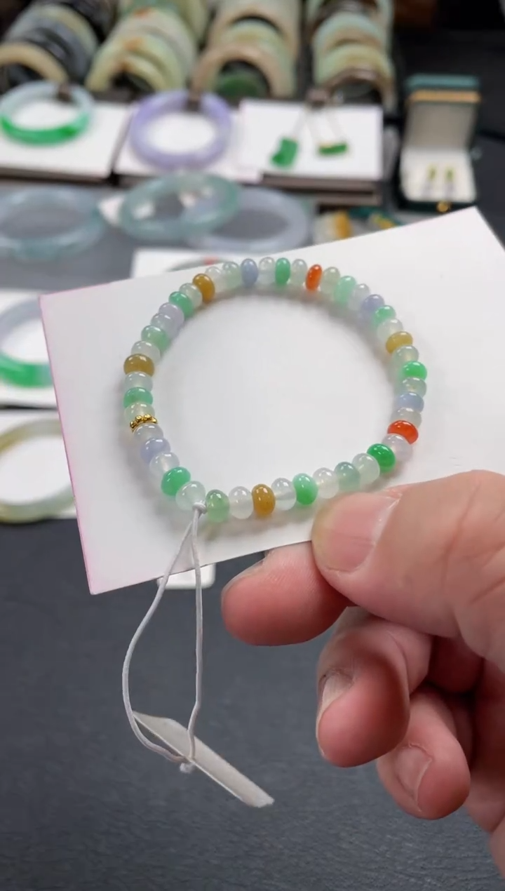 【闪购商品】翡翠手链未镶嵌手串